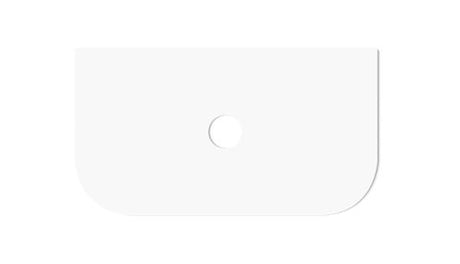 Havana 900x500x20 Pure White Top