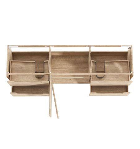 Byron 1800mm Natural Oak Wall Hung Cabinet Only — detail 4