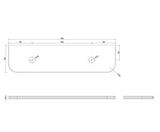 Havana English Edge 1800x500x50 Sand Dune Top — detail 4