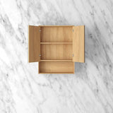 Byron 600x800 Woodland Oak Shaving Cabinet — detail 2