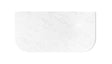 Bondi 900x460x20 Solid Surface Cloudy Carrara Top No Hole