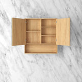 Byron 750x800 Woodland Oak Shaving Cabinet — detail 2