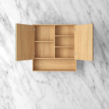 Byron 750x800 Woodland Oak Shaving Cabinet — detail 2