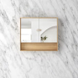 Byron 900x800 Woodland Oak Shaving Cabinet