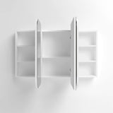 Newport 1200x750 White Shaving Cabinet — detail 3