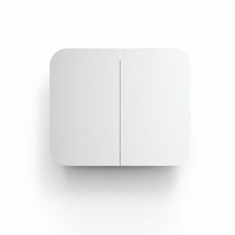Newport 900x750 White Shaving Cabinet — detail 4