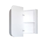 Newport 900x750 White Shaving Cabinet — detail 5