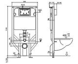 R&T Alpha Wall Hung Inwall Cistern — detail 2