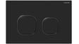 R&T Soft Square Push Plate Matte Full Black