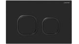 R&T Soft Square Push Plate Matte Full Black
