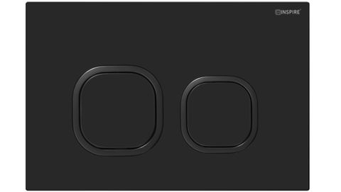 R&T Delta Low Rise Push Button Soft Square Matte Black
