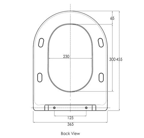 Soft Close Slim Seat Cover for Alzano Wall Face Pan Matte White — detail 2