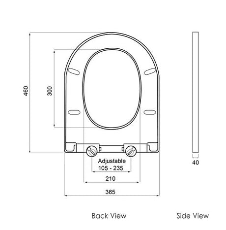 Soft Close STD Seat Cover For A/V/Z/F/C — detail 2