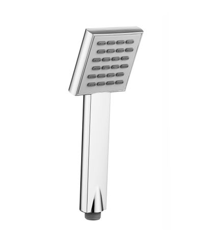 Taran Chrome Shower Rail with Square Handheld Shower Piece — detail 3