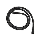 Taran Black Shower Rail with Square Handheld Shower Piece — detail 5