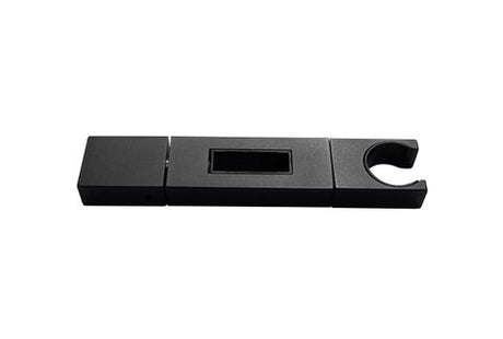 Taran Black Handheld Shower Piece Holder Square
