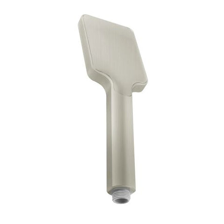 Taran Brushed Nickel Shower Rail with Square Handheld Shower Piece — detail 3