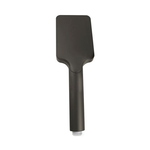 Taran Gun Metal Shower Rail with Square Handheld Shower Piece — detail 3