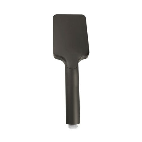 Taran Gun Metal Shower Rail with Square Handheld Shower Piece — detail 3
