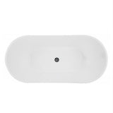 Viva 1500x750x720 Gloss White High Back Bathtub NF — detail 3