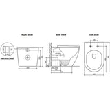 Voghera Rimless Wall Face Pan Slim Seat — detail 2