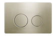 R&T Delta Low Rise Steel Push Button Round Brushed Gold