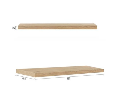 Byron 997X452x25 Natural Oak Leg Panel