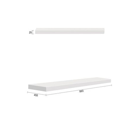 Noosa 997X424x25 Matte White Leg Panel