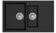 Granite Sink 1 & 1/2 Bowl Black
