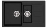 Granite Sink 1 & 1/2 Bowl Black