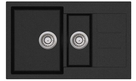 Granite Sink 1 & 1/2 Bowl Black