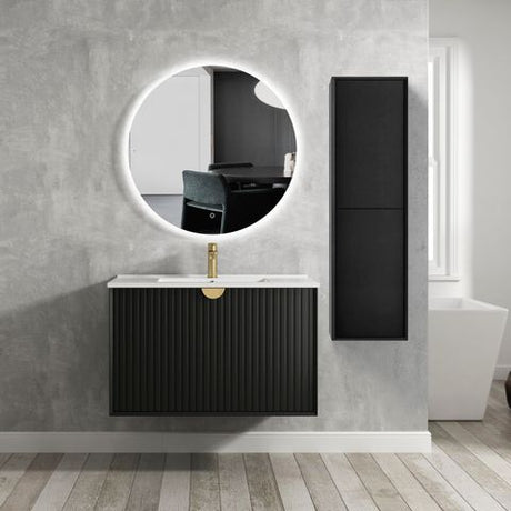 Marlo Tall Boy 350x300x1200 Matte Black — detail 3