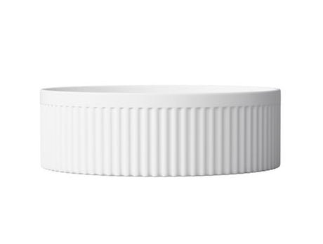Oxford Round 395x395x120 Gloss White Basin — detail 2