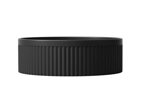 Oxford Round 395x395x120 Matte Black Basin — detail 2