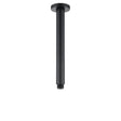 Pavia 200mm Matte Black Ceiling Shower Arm Round