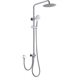 Pavia Dual Hose Twin Shower / 200mm Round Head Chrome