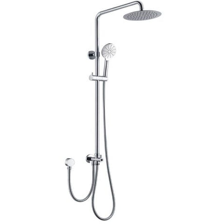 Pavia Dual Hose Twin Shower / 200mm Round Head Chrome