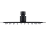 Pavia 250mm Matte Black Shower Head Stainless Steel Round