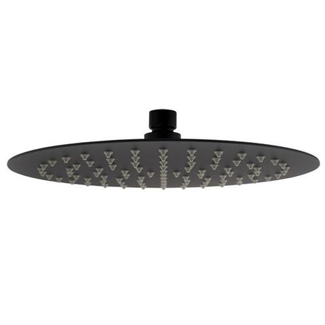 Pavia 250mm Matte Black Shower Head Stainless Steel Round — detail 2