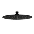 Pavia 200mm Matte Black Shower Head Stainless Steel Round