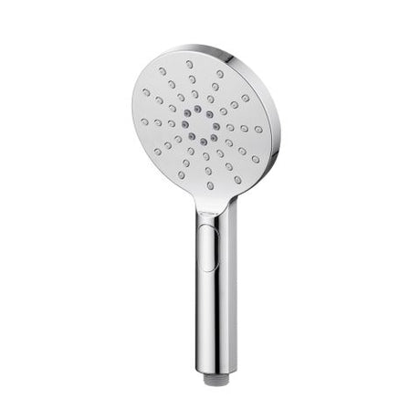 Pavia Twin Shower On Rail 250mm Shower Head Round Chrome — detail 3