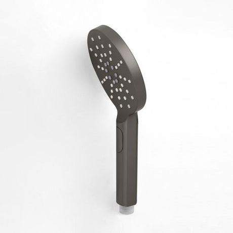 Pavia Twin Shower On Rail 200mm Shower Head Round Gunmetal — detail 3