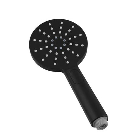 Pavia Matte Black Handheld Shower Piece Round — detail 3