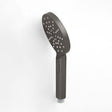 Pavia Gun Metal Handheld Shower Piece Round