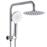 Pavia Compact Twin Shower with 200mm Round Head Chrome — detail 2