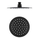 Pavia Compact Twin Shower with 200mm Round Head Matte Black — detail 3