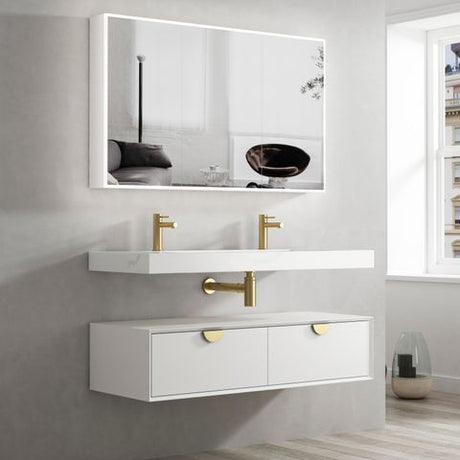 Moonlight 1200mm Solid Surface Top — detail 2