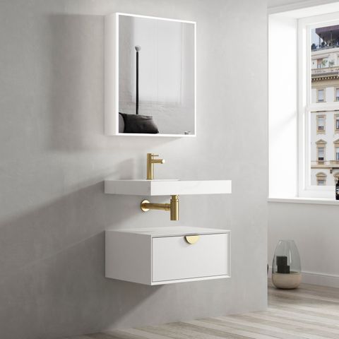 Moonlight 600mm Solid Surface Top — detail 2