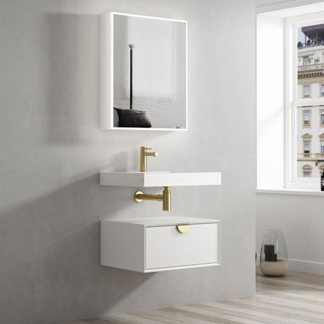 Moonlight 600mm Solid Surface Top — detail 2