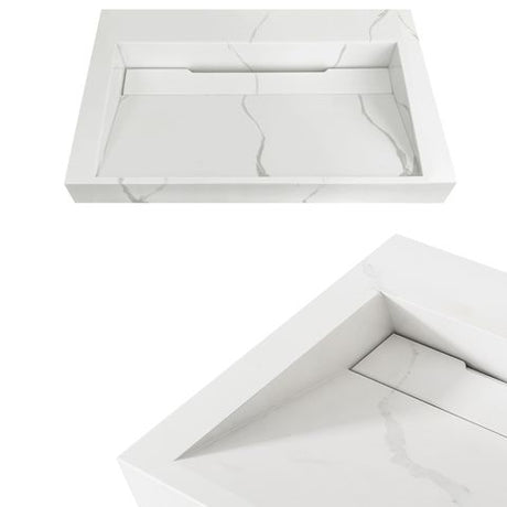 Moonlight 600mm Solid Surface Top — detail 4